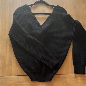 Cross Back Sweater